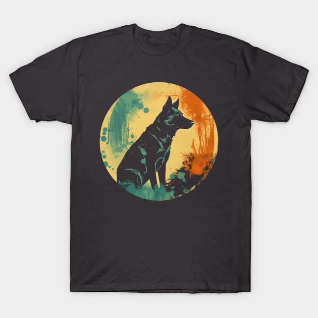 Vintage German Shepard T-Shirt by Xinoni